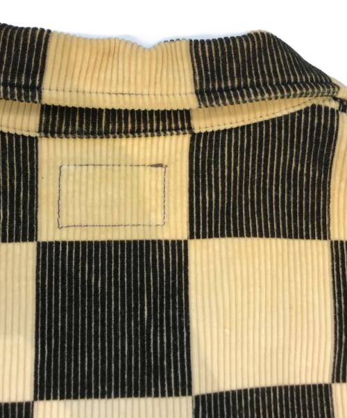 THE REAL McCOY'S（ザ・リアルマッコイズ）THE REAL McCOY'S (ザ・リアルマッコイズ) BUCO CHECKERED CORDUROY JACKET アイボリー×ブラック サイズ:XLの古着・服飾アイテム