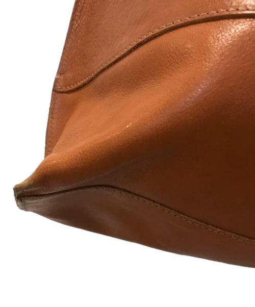 IL BISONTE（イル ビゾンテ）IL BISONTE (イル ビゾンテ) ヤキヌメトートバッグ ブラウンの古着・服飾アイテム