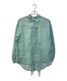 lusteek（ラスティーク）の古着「ＬＵラミー後スリットシャツ」｜黄緑