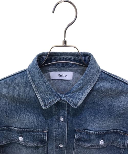 Healthy DENIM（ヘルシーデニム）Healthy denim (ヘルシーデニム) Almond デニムシャツ インディゴ サイズ:Sの古着・服飾アイテム
