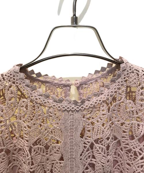 CELFORD（セルフォード）CELFORD (セルフォード) レースワンピース(オケージョンドレス　	CWF0224078 ピンク サイズ:38の古着・服飾アイテム