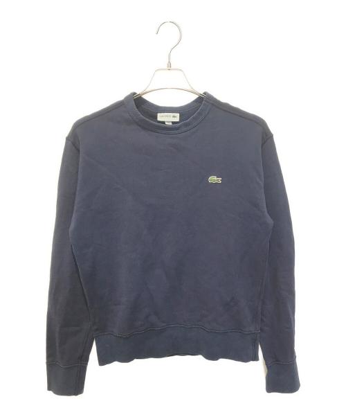 LACOSTE（ラコステ）LACOSTE (ラコステ) プレミアムコットンクルーネックスウェット ネイビー サイズ:Sの古着・服飾アイテム
