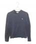 LACOSTE（ラコステ）の古着「プレミアムコットンクルーネックスウェット」｜ネイビー