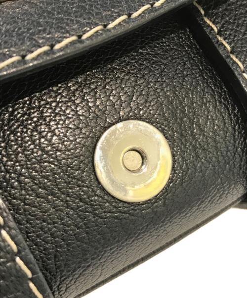 BALLY（バリー）BALLY (バリー) レザーワンショルダーバッグ ブラックの古着・服飾アイテム