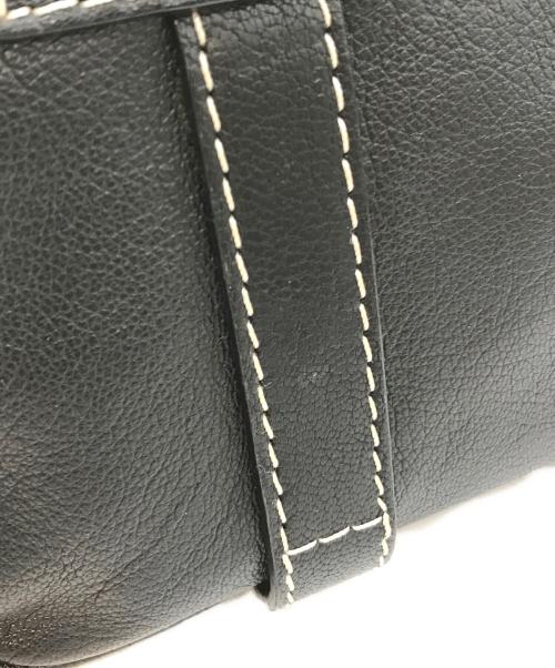 BALLY（バリー）BALLY (バリー) レザーワンショルダーバッグ ブラックの古着・服飾アイテム