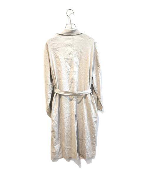 L'Appartement kobe（アパートメントコウベ）L'Appartement kobe (アパートメントコウベ) リネン混コート ベージュ サイズ:Ｌの古着・服飾アイテム