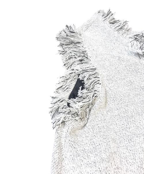 maison de dolce（メゾンドドルチェ）maison de dolce (メゾンドドルチェ) ツイードワンピース ホワイト サイズ:FREE 未使用品の古着・服飾アイテム