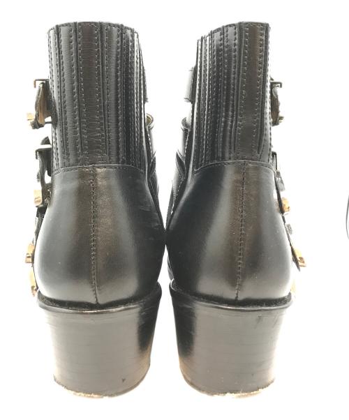 TOGA PULLA（トーガ プルラ）TOGA PULLA (トーガ プルラ) バックルウエスタンブーツ ブラック サイズ:SIZE37の古着・服飾アイテム