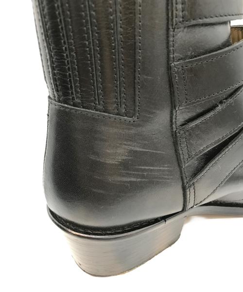 TOGA PULLA（トーガ プルラ）TOGA PULLA (トーガ プルラ) バックルウエスタンブーツ ブラック サイズ:SIZE37の古着・服飾アイテム