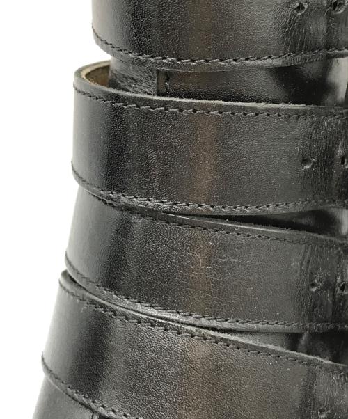 TOGA PULLA（トーガ プルラ）TOGA PULLA (トーガ プルラ) バックルウエスタンブーツ ブラック サイズ:SIZE37の古着・服飾アイテム