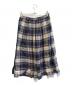 O'NEIL OF DUBLIN (オニールオブダブリン) Dessin (デッサン) リネンチェックラップスカート　C5073B ネイビー サイズ:M：5000円