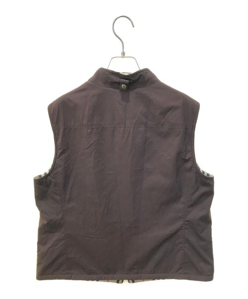 BURBERRY LONDON（バーバリーロンドン）BURBERRY LONDON (バーバリーロンドン) リバーシブルノヴァチェックベスト　FC145-722 ブラウン サイズ:13の古着・服飾アイテム