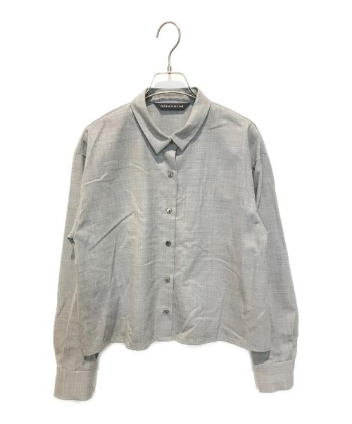 mizuiro-ind（ミズイロインド）mizuiro-ind (ミズイロインド) ショートシャツ グレー サイズ:FREEの古着・服飾アイテム