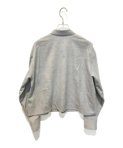 mizuiro-ind（ミズイロインド）mizuiro-ind (ミズイロインド) ショートシャツ グレー サイズ:FREEの古着・服飾アイテム
