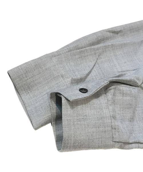 mizuiro-ind（ミズイロインド）mizuiro-ind (ミズイロインド) ショートシャツ グレー サイズ:FREEの古着・服飾アイテム