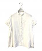 IENAイエナ）の古着「パフスリーブ半袖ブラウス　25051900936030」｜ホワイト