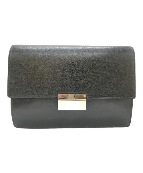 GUCCI（グッチ）GUCCI (グッチ) クラッチバッグ　03137　 ブラックの古着・服飾アイテム