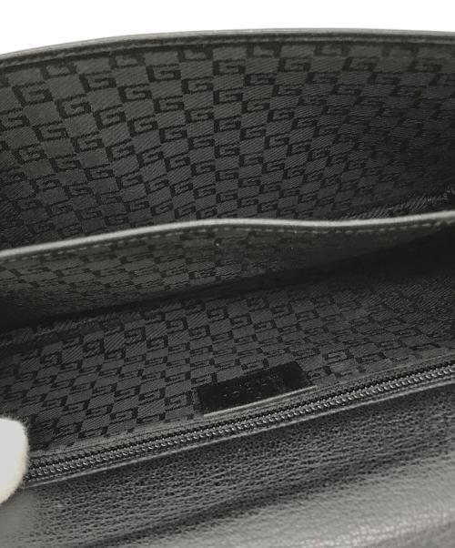 GUCCI（グッチ）GUCCI (グッチ) クラッチバッグ　03137　 ブラックの古着・服飾アイテム