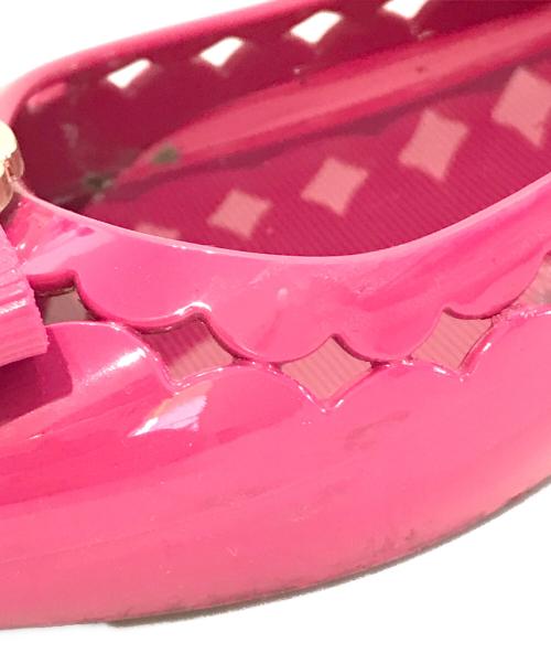 Salvatore Ferragamo（サルヴァトーレ フェラガモ）Salvatore Ferragamo (サルヴァトーレ フェラガモ) ラバーパンプス ショッキングピンク サイズ:6の古着・服飾アイテム