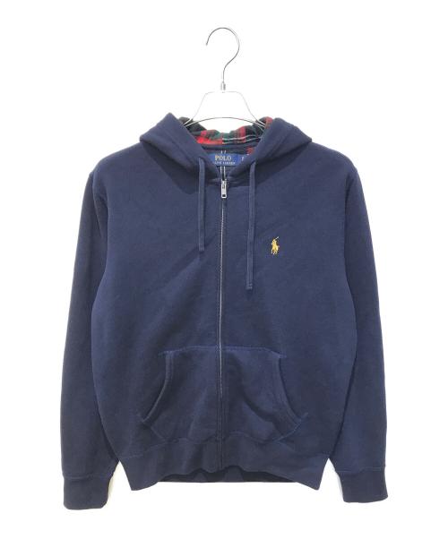 POLO RALPH LAUREN（ポロ・ラルフローレン）POLO RALPH LAUREN (ポロ・ラルフローレン) ジップパーカー ネイビー サイズ:Sの古着・服飾アイテム