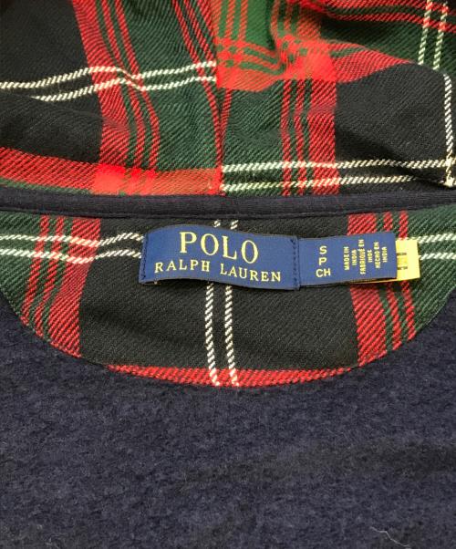 POLO RALPH LAUREN（ポロ・ラルフローレン）POLO RALPH LAUREN (ポロ・ラルフローレン) ジップパーカー ネイビー サイズ:Sの古着・服飾アイテム