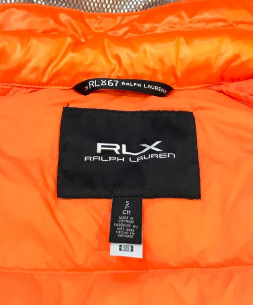 RLX RALPH LAUREN（アールエルエックスラルフローレン）RLX RALPH LAUREN (アールエルエックスラルフローレン) ダウンジャケット 784912030002 オレンジ サイズ:Sの古着・服飾アイテム