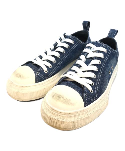 DSQUARED2（ディースクエアード）DSQUARED2 (ディースクエアード) デニムスニーカー インディゴ サイズ:SIZE41の古着・服飾アイテム