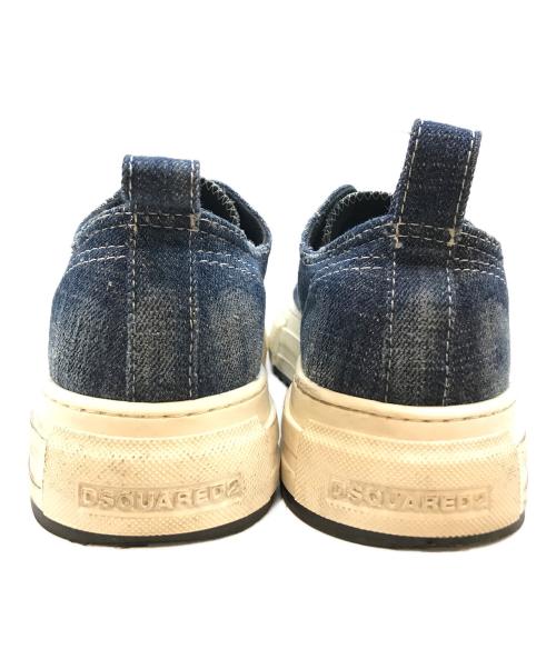 DSQUARED2（ディースクエアード）DSQUARED2 (ディースクエアード) デニムスニーカー インディゴ サイズ:SIZE41の古着・服飾アイテム