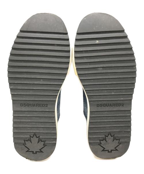 DSQUARED2（ディースクエアード）DSQUARED2 (ディースクエアード) デニムスニーカー インディゴ サイズ:SIZE41の古着・服飾アイテム