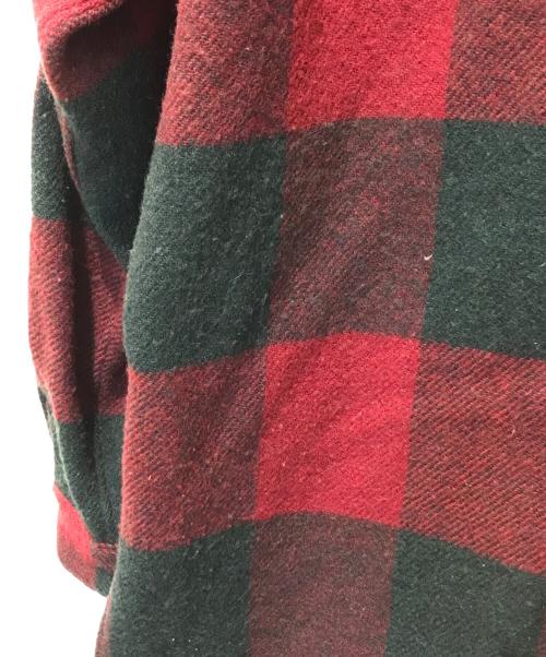 POLO RALPH LAUREN（ポロ・ラルフローレン）POLO RALPH LAUREN (ポロ・ラルフローレン) ウールチェックシャツ　P75001-00 レッド×グリーン サイズ:Lの古着・服飾アイテム