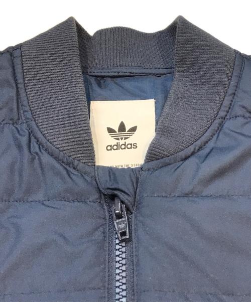 adidas（アディダス）adidas (アディダス) 中綿ジャケット ブルー サイズ: Sの古着・服飾アイテム