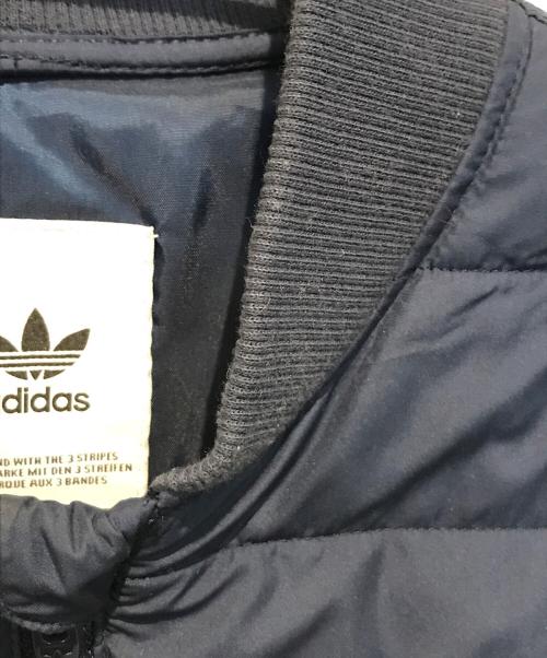 adidas（アディダス）adidas (アディダス) 中綿ジャケット ブルー サイズ: Sの古着・服飾アイテム