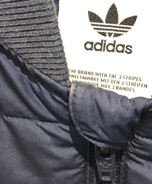 adidas（アディダス）adidas (アディダス) 中綿ジャケット ブルー サイズ: Sの古着・服飾アイテム
