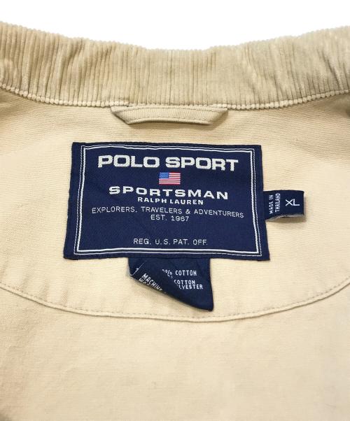 POLO SPORT（ポロスポーツ）POLO SPORT (ポロスポーツ) ファイヤーマンジャケット ベージュ サイズ:XLの古着・服飾アイテム