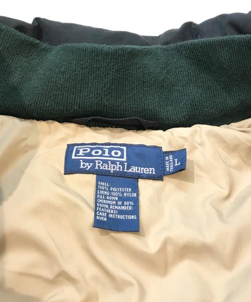 POLO RALPH LAUREN（ポロ・ラルフローレン）POLO RALPH LAUREN (ポロ・ラルフローレン) ダウンジャケット ブラック サイズ:Lの古着・服飾アイテム