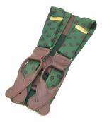 POLO RALPH LAURENポロ・ラルフローレン）の古着「ペイズリーサスペンダー」｜グリーン