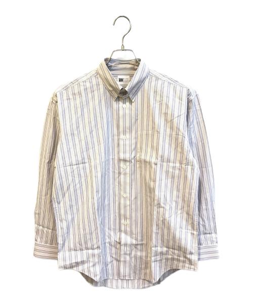 im product（アイムプロダクト）im product (アイムプロダクト) ストライプシャツ ネイビー サイズ:表記なしの古着・服飾アイテム