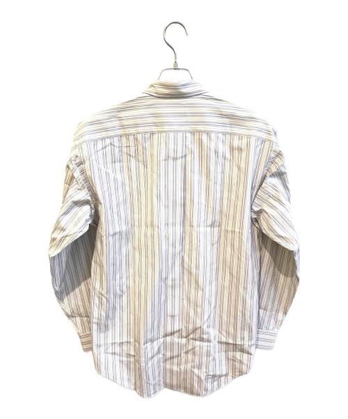 im product（アイムプロダクト）im product (アイムプロダクト) ストライプシャツ ネイビー サイズ:表記なしの古着・服飾アイテム