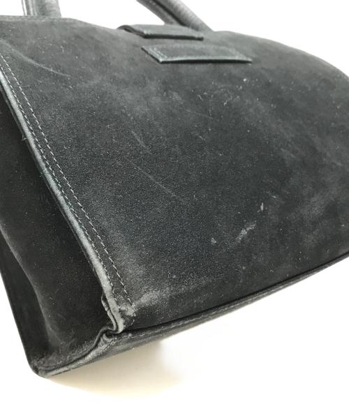 Jean Paul GAULTIER（ジャンポールゴルチェ）Jean Paul GAULTIER (ジャンポールゴルチェ) スウェードベルトデザインハンドバッグ ブラックの古着・服飾アイテム