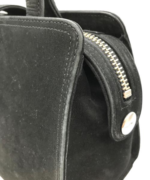 Jean Paul GAULTIER（ジャンポールゴルチェ）Jean Paul GAULTIER (ジャンポールゴルチェ) スウェードベルトデザインハンドバッグ ブラックの古着・服飾アイテム