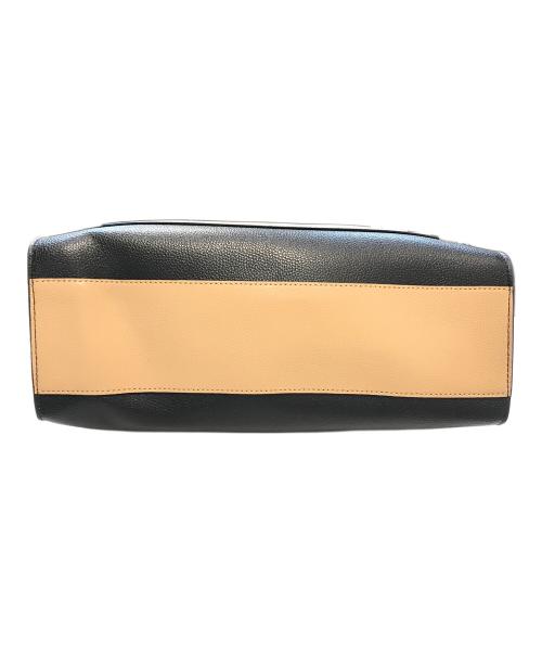 MARC JACOBS（マークジェイコブズ）MARC JACOBS (マークジェイコブス) バイカラーレザートートバッグ　M0016131 ブラックの古着・服飾アイテム