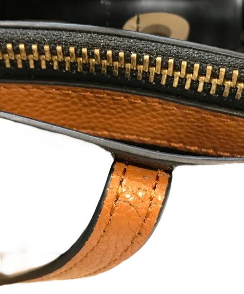 MARC JACOBS（マークジェイコブズ）MARC JACOBS (マークジェイコブス) バイカラーレザートートバッグ　M0016131 ブラックの古着・服飾アイテム