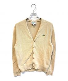 LACOSTE（ラコステ）の古着「オーガニックコットンニットカーディガン　AH3690」｜ベージュ