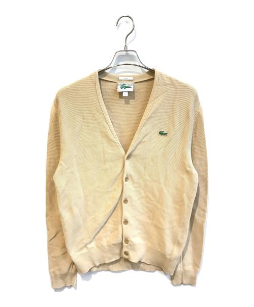 LACOSTE（ラコステ）LACOSTE (ラコステ) オーガニックコットンニットカーディガン　AH3690 ベージュ サイズ:Mの古着・服飾アイテム