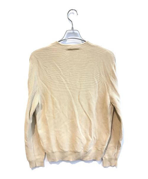 LACOSTE（ラコステ）LACOSTE (ラコステ) オーガニックコットンニットカーディガン　AH3690 ベージュ サイズ:Mの古着・服飾アイテム