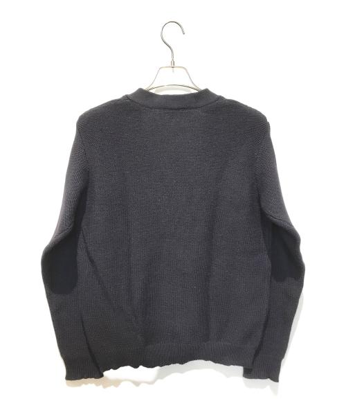 LACOSTE（ラコステ）LACOSTE (ラコステ) ミリタリーニットカーディガン　AH138EL ネイビー サイズ:Mの古着・服飾アイテム