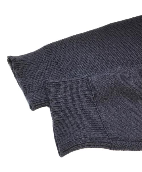 LACOSTE（ラコステ）LACOSTE (ラコステ) ミリタリーニットカーディガン　AH138EL ネイビー サイズ:Mの古着・服飾アイテム