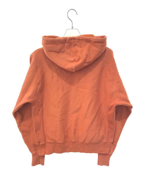 Champion（チャンピオン）Champion (チャンピオン) MoMA (モマ) リバースウィーブパーカー オレンジ サイズ:XLの古着・服飾アイテム