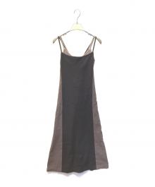 beautiful people（ビューティフルピープル）の古着「レイヤードキャミソールワンピース 1025304003 」｜ブラウン