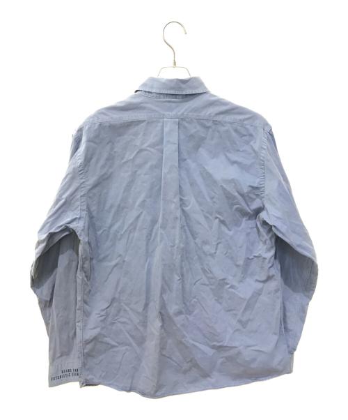 HUMAN MADE（ヒューマンメイド）HUMAN MADE (ヒューマンメイド) PIGMENT DYED BD L/S SHIRT ブルー サイズ:ＸＸＬの古着・服飾アイテム